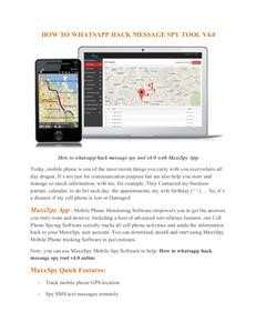 Free Text Message Spy App Without Target Phone